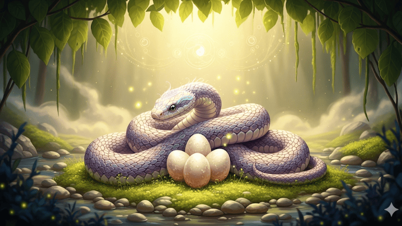 Các bước chọn số may mắn từ giấc mơ rắn đẻ trứng