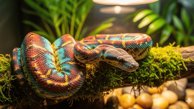 Đặc điểm nhận diện rắn cầu vồng ngoài đời thực