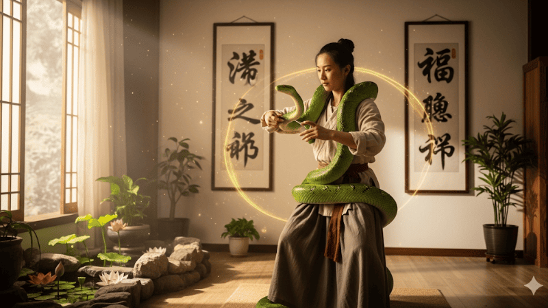 Giấc mơ huấn luyện rắn dưới góc nhìn tâm linh và phong thủy