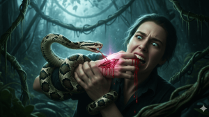 Mơ thấy rắn cắn gây chảy máu đánh con gì?