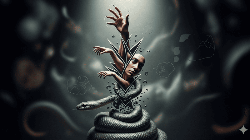 Mơ thấy rắn hóa người giải thích từ góc độ tâm lý học