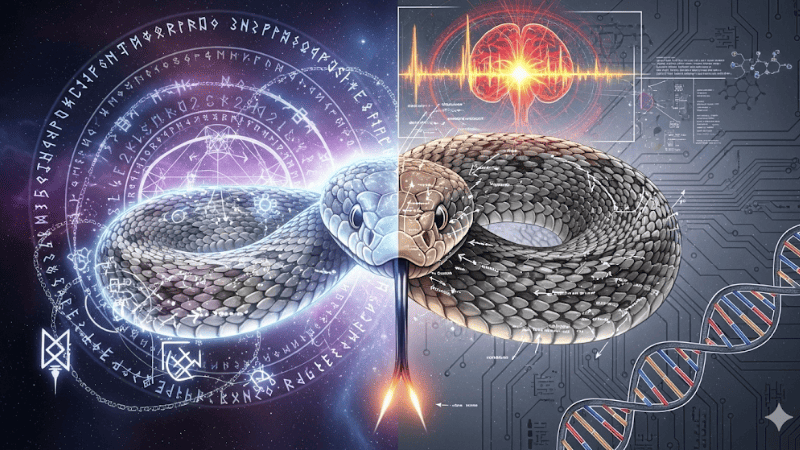 Mơ rắn lưỡi lập lòe: Góc nhìn tâm linh, khoa học