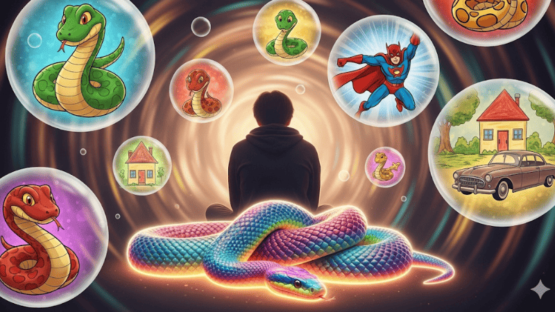 Vai trò của ký ức liên quan đến giấc mơ rắn bảy sắc