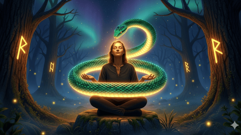 Ý nghĩa tâm linh khi mơ thấy rắn phát sáng vào ban đêm